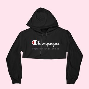 Breakfast Of Champions Crop Hoodie